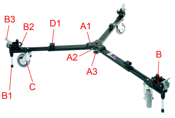 Bogen 3127 video dolly