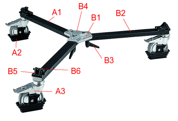 Bogen 3127 video dolly