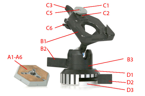 BOGEN 3055 VERSION 5 BALL HEAD