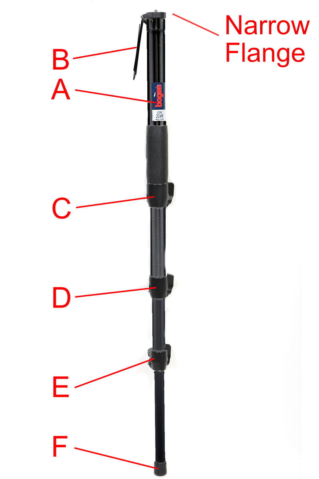 1st 3249B monopod