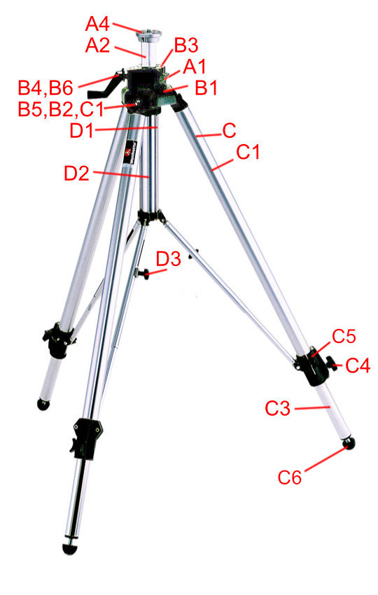 Bogen 3068 heavy duty tripod