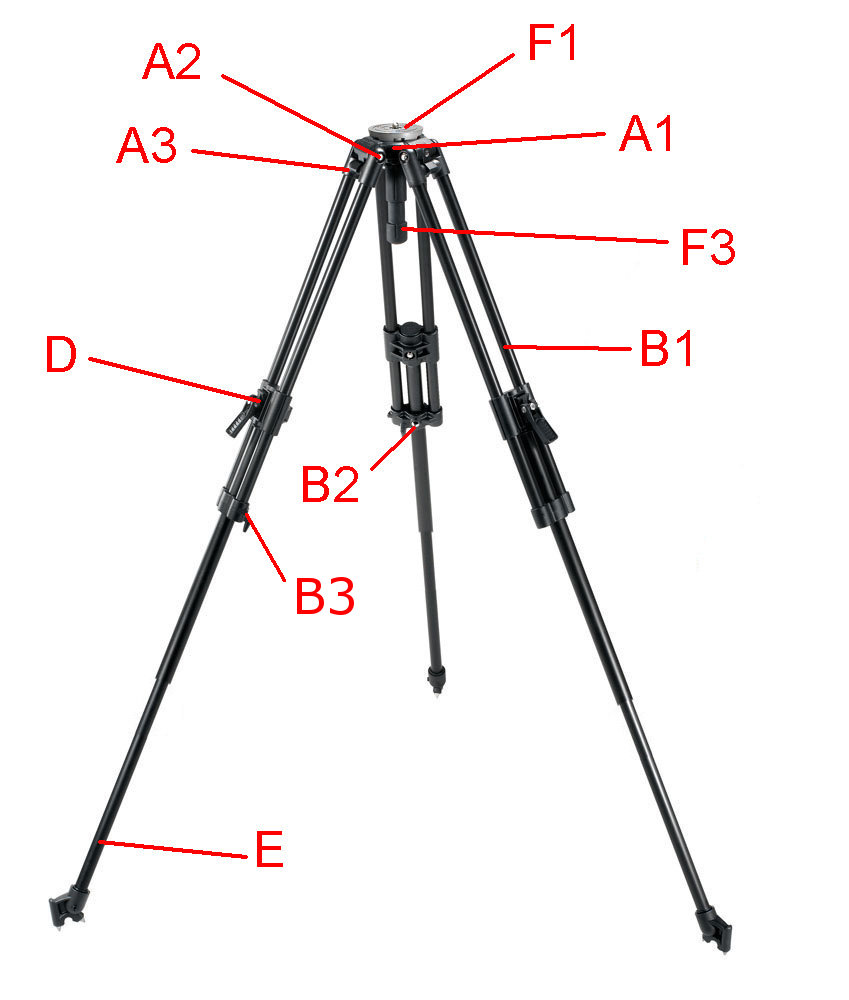 Bogen 3182 video tripod